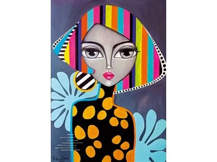 puzzle barevna divka 1000 dilku 250006