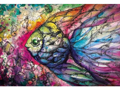 MAGNOLIA Puzzle Rybky 1000 dílků