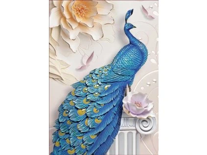 puzzle modry pav 1000 dilku 250524