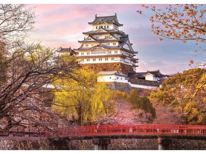 RAVENSBURGER Puzzle Impozantní hrady a zámky: Himedži, Japonsko 1000 dílků