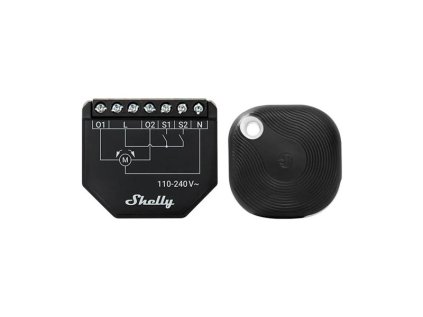 Smart ovládač žalúzií a roliet SHELLY Shutter + BLU Button Tough 1 WiFi