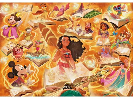 RAVENSBURGER Puzzle Disney Lorcana - Glimmers of the Realm: Jantar  1000 dílků