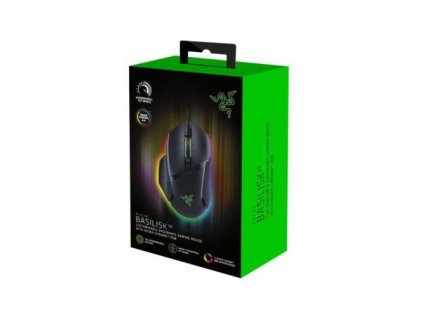 Razer Basilisk V3 Wired Gaming Mouse 10+1 Button, 26000 DPI, RGB, Black EU(RZ01-04000100-R3M1)