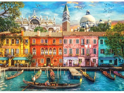 GIBSONS Puzzle Barvy Benátek 1000 dílků