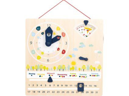 vyukova tabule kalendar s hodinami 114796