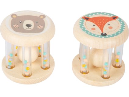 SMALL FOOT Chrastítko Medvěd a Liška