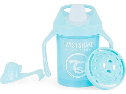 TWISTSHAKE Mini Cup Učící netekoucí hrnek 230ml Modrý