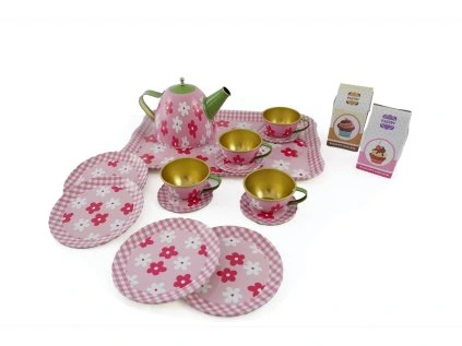 MAC TOYS Kovová čajová souprava