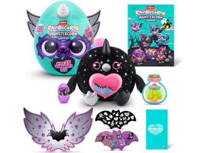 ZURU Rainbocorns S1: Monstercorn (křídla s lebkami)