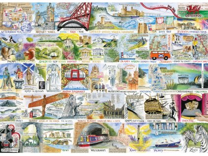 puzzle oblibene hracky 1000 dilku 252154