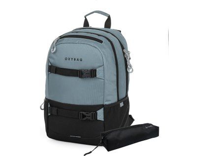 studentsky batoh oxy black grey etue oxy sport black grey 216006