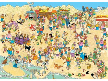 JUMBO Puzzle JvH Sochy z písku 1000 dílků