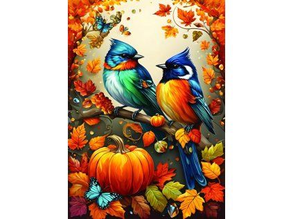 puzzle podzimni ptacci 500 dilku 230150