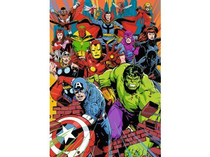 puzzle premium plus marvel hrdinove marvelu 1000 dilku 227073