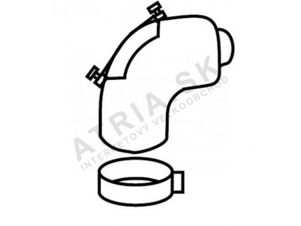 Protherm - Koleno Ø 80/125 mm - 90° s inšpekčným otvorom, K25KR