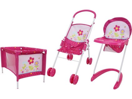 Sada pro panenky 3v1 Květiny