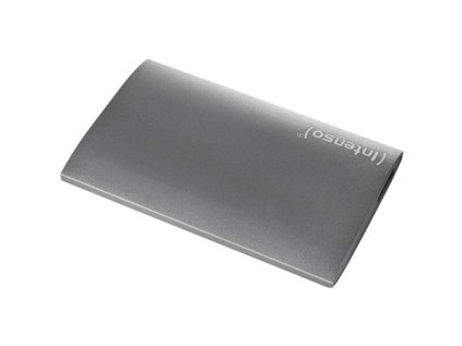 INTENSO PREMIUM, Externý SSD disk, 256GB, striebor