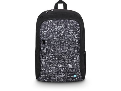 CONNECT IT Doodle, Batoh pre notebook 15,6", čier