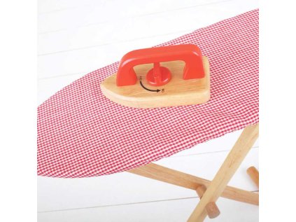 Bigjigs Toys Drevená žehliaca doska so žehličkou