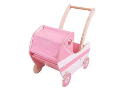 Bigjigs Toys Drevený kočík pre bábiky