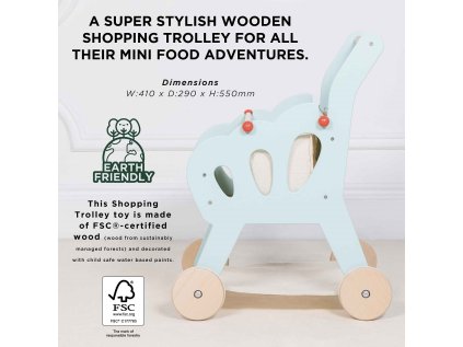 Le Toy Van Nákupný vozík s príslušenstvom