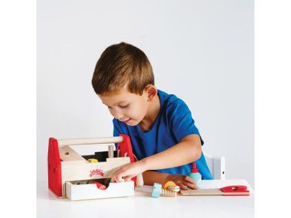 TV476 Tool Box Boy Wooden Construction Set