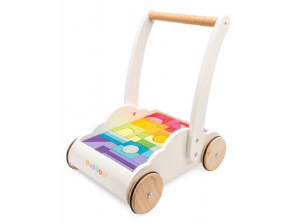 Le Toy Van Petilou Vozík s dúhovými kockami