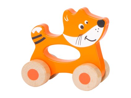 small foot Displej drevené jazdiace zvieratká do ruky 8ks