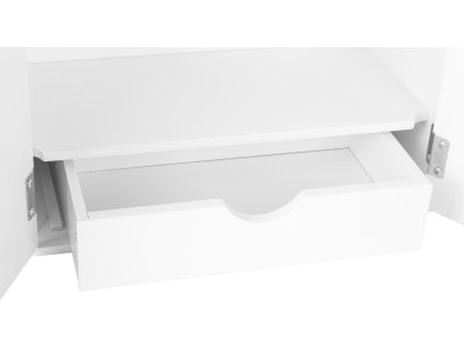 small foot Šatníková skriňa pre bábiky biela