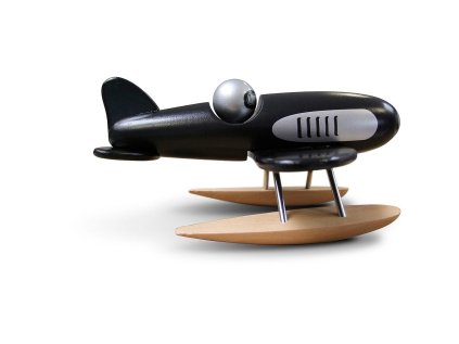 Vilac Drevený hydroplán čierny