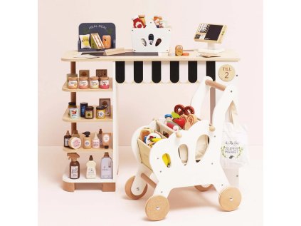 Le Toy Van Košík s potravinami so skenerom