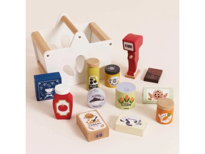 Le Toy Van Košík s potravinami so skenerom