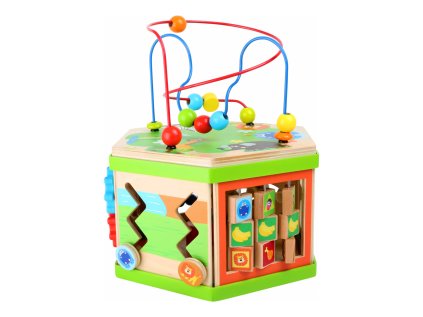 small foot Velká motorická kostka safari poškozený obal