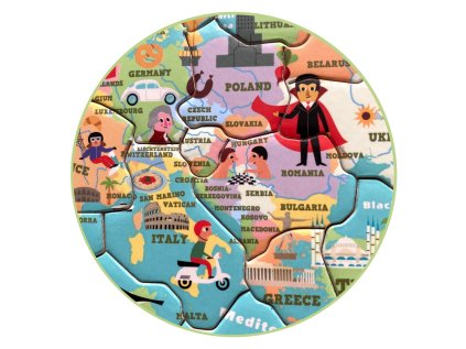 Vilac Magnetická mapa sveta Ingela