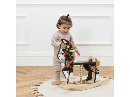 Le Toy Van Petilou Hojdací kôň hnedý