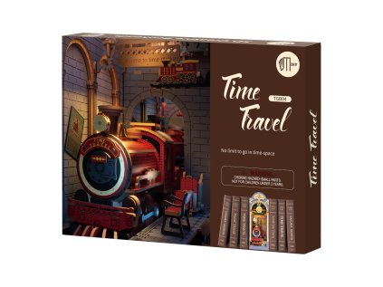 RoboTime 3D skladačka Zarážka na knihy Miniatúra domčeka Kúzelná stanica
