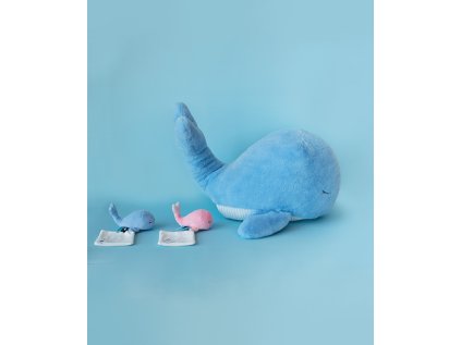 Doudou Plyšová modrá veľryba 60 cm