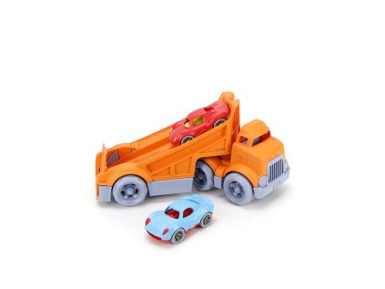 Green Toys Kamion s 2 závodnými autami