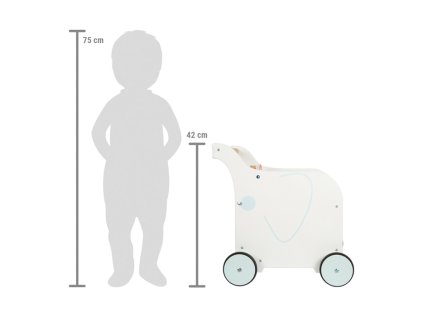 small foot Drevená chodúľka Toy Box Slon