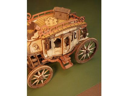 RoboTime 3D drevená skladačka hracej skrinky Dostavník