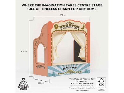 Le Toy Van Drevené bábkové divadlo