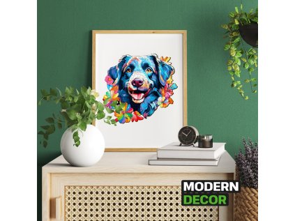 EscapeWelt Drevené puzzle Pes 500 dielikov