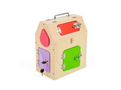 Bigjigs Toys Activity board Domček