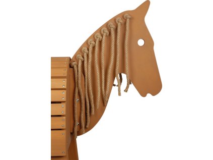 small foot Drevený koník hnedý