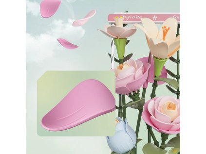 RoboTime 3D skladačka Kvetinový box