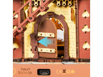 RoboTime 3D drevená mechanická skladačka 
Kukučkové hodiny farebné