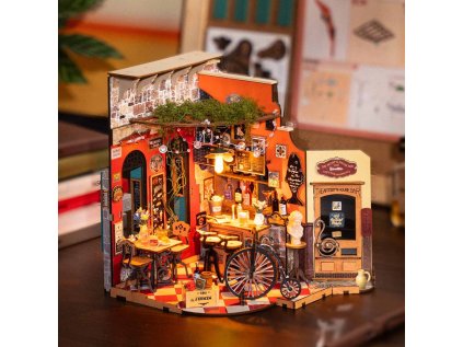 RoboTime 3D drevená skladačka Miniatúra domčeka Bar a bistro Cheers