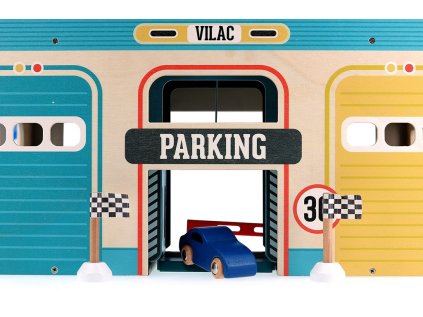 Vilac Drevená vintage garáž Vilacity