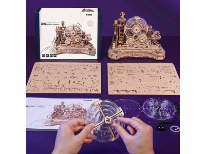 RoboTime 3D mechanická skladačka guličkovej dráhy Výzva