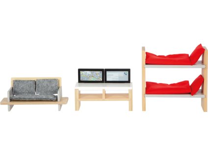 small foot Veľká hasičská stanica s príslušenstvom